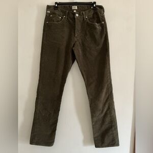 Citizens Of Humanity Olive Corduroy Pants